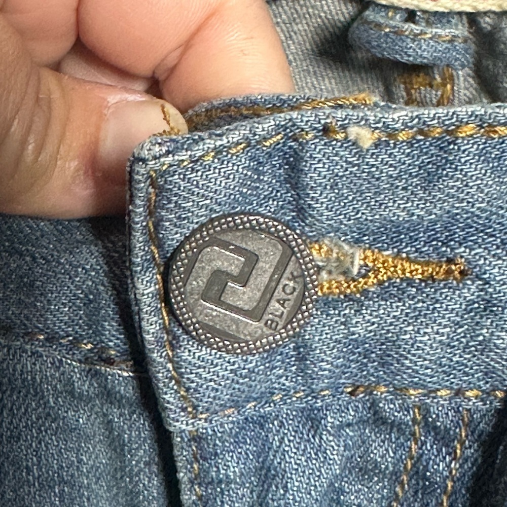 Black Brand Men's Slim Ripped Jeans - Picture 9 of 10